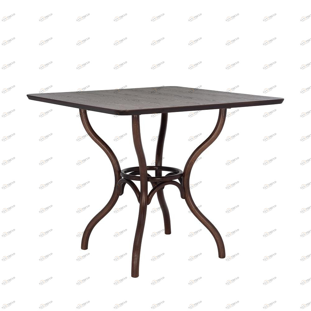 Обеденный стол квадратный темный орех Leset Тор IMPEX  00-3967221 Орех;коричневый 