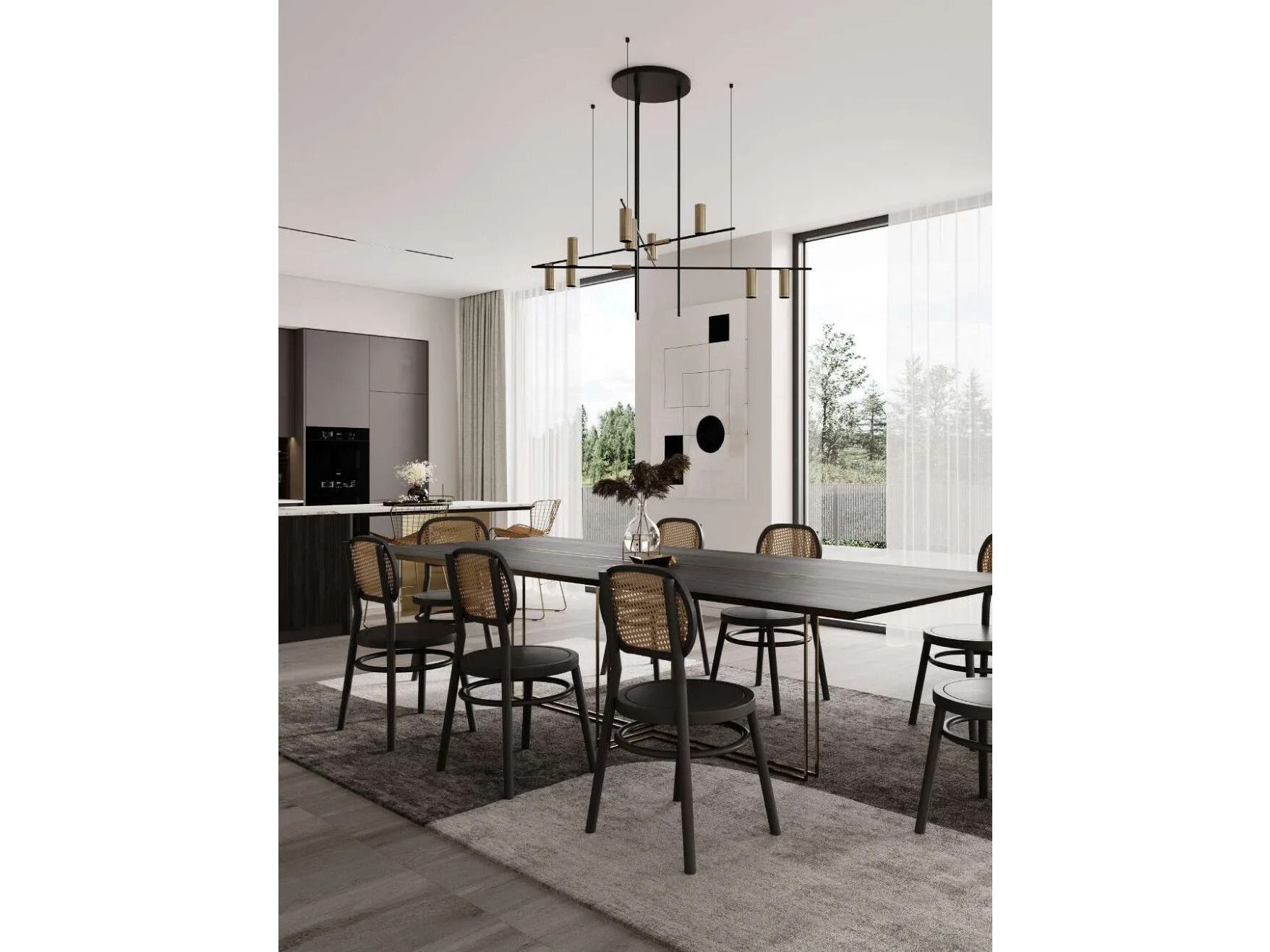 Металлический светодиодный подвесной светильник EUPHORIA SAM ARCH-00071662