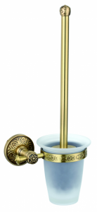 H6600/10BR Sanibano Nilo, настенный стеклянный ёрш, цвет бронза