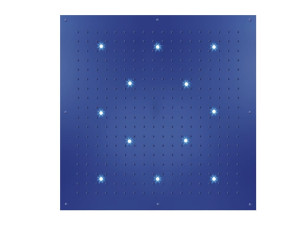 Хромотерапия латунная потолочная душевая головка с фиксированной струей