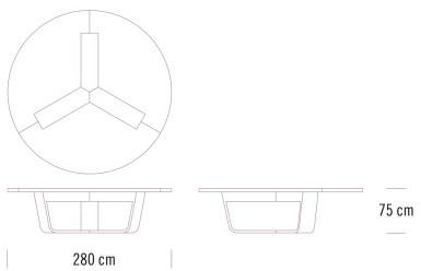Thonet Круглый стол для переговоров S 8000 sun-id-1477587 - Вид №1