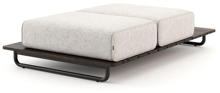 Domkapa Прямоугольный садовый пуф из ткани Copacabana sun-id-1395050 - Вид №3