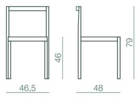 Bedont Стул из бука  B05 801f  - Вид №5