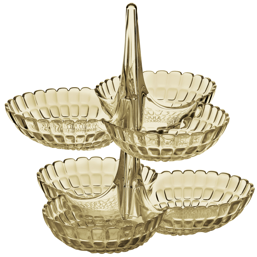 19920139 Набор менажниц tiffany, акрил, бежевый, 2 шт. Guzzini 