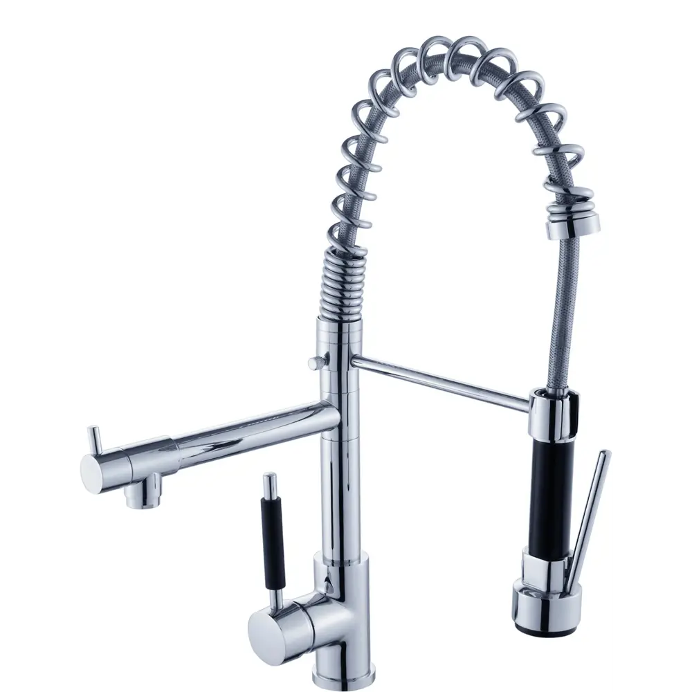 Смеситель кухонный Osgard Stork высота 51 см с гибким изливом цвет хром STLM-2100664