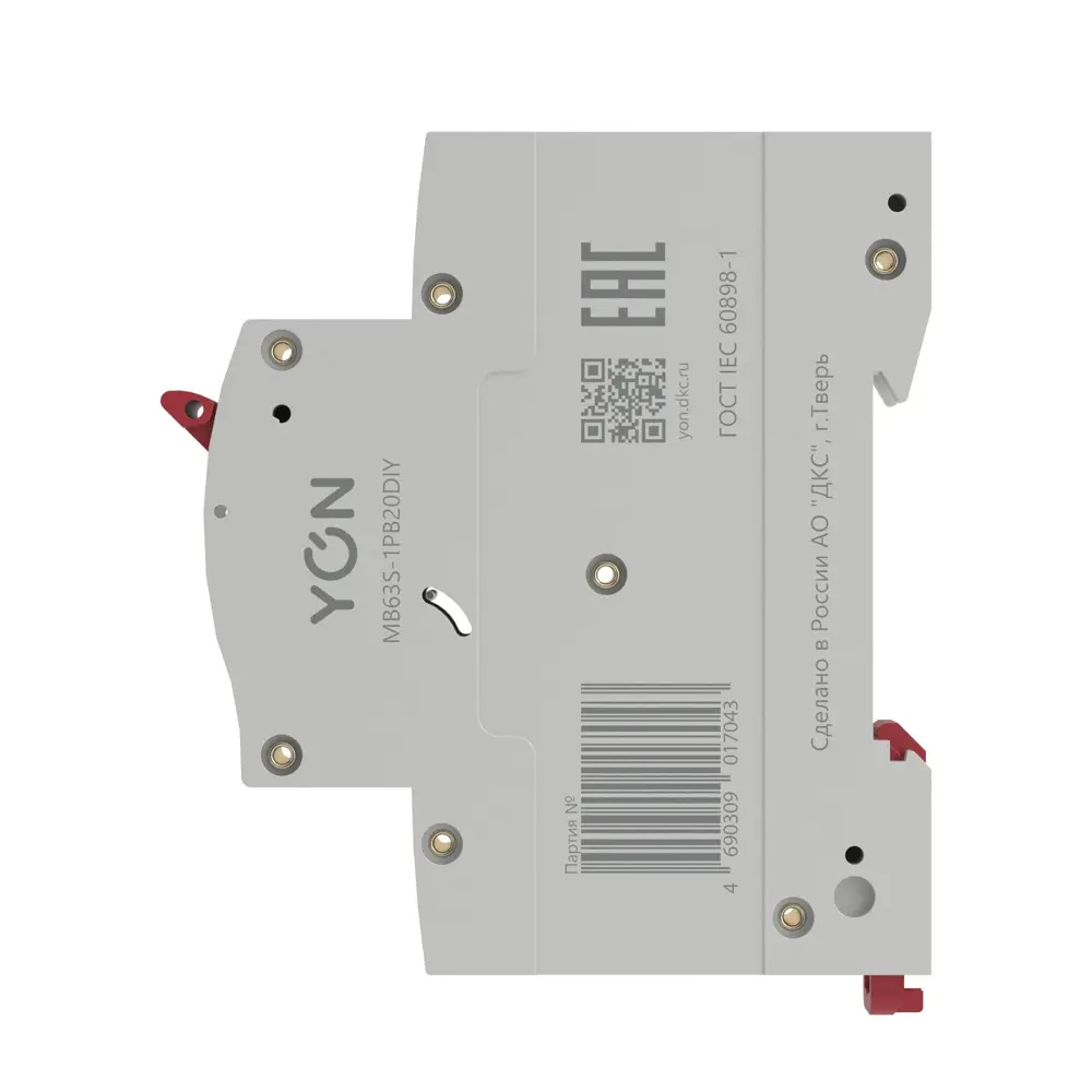 Автоматический выключатель DKC Yon 1P B20 А 4.5 кА 89439415 STLM-2105282  - Вид №2