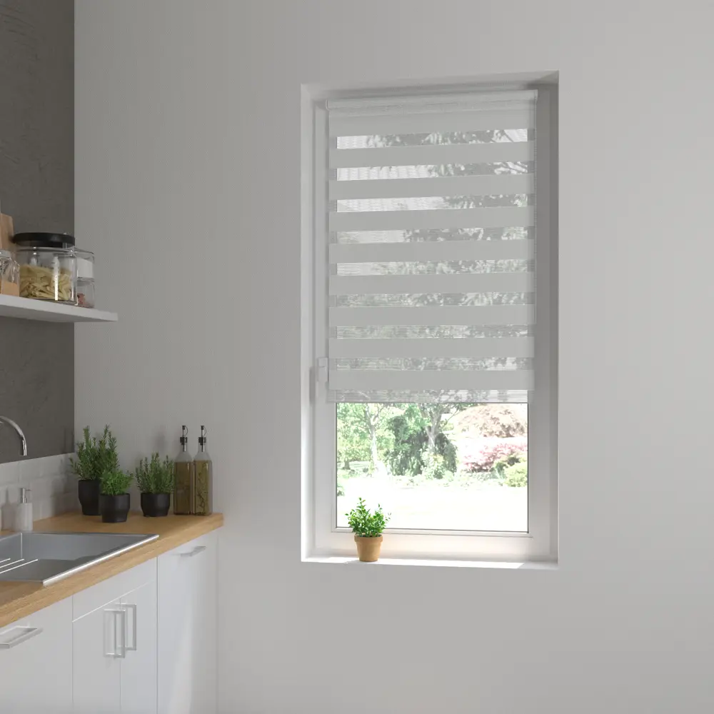 Штора рулонная день-ночь Inspire Peter 70x160 см светло-серая Granit 5 82691064 STLM-2102090 - Вид №10