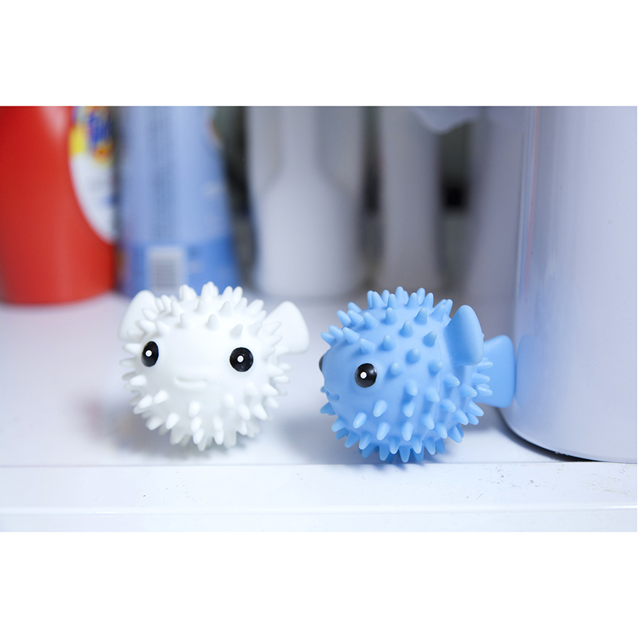 LB09 Набор шариков для стирки puffer fish, 2 шт Kikkerland  - Вид №2