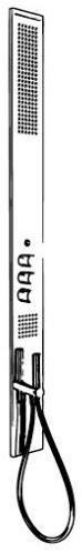 ZAZZERI Настенная термостатическая душевая стойка из нержавеющей стали Obliqua sun-id-1344717 - Вид №1