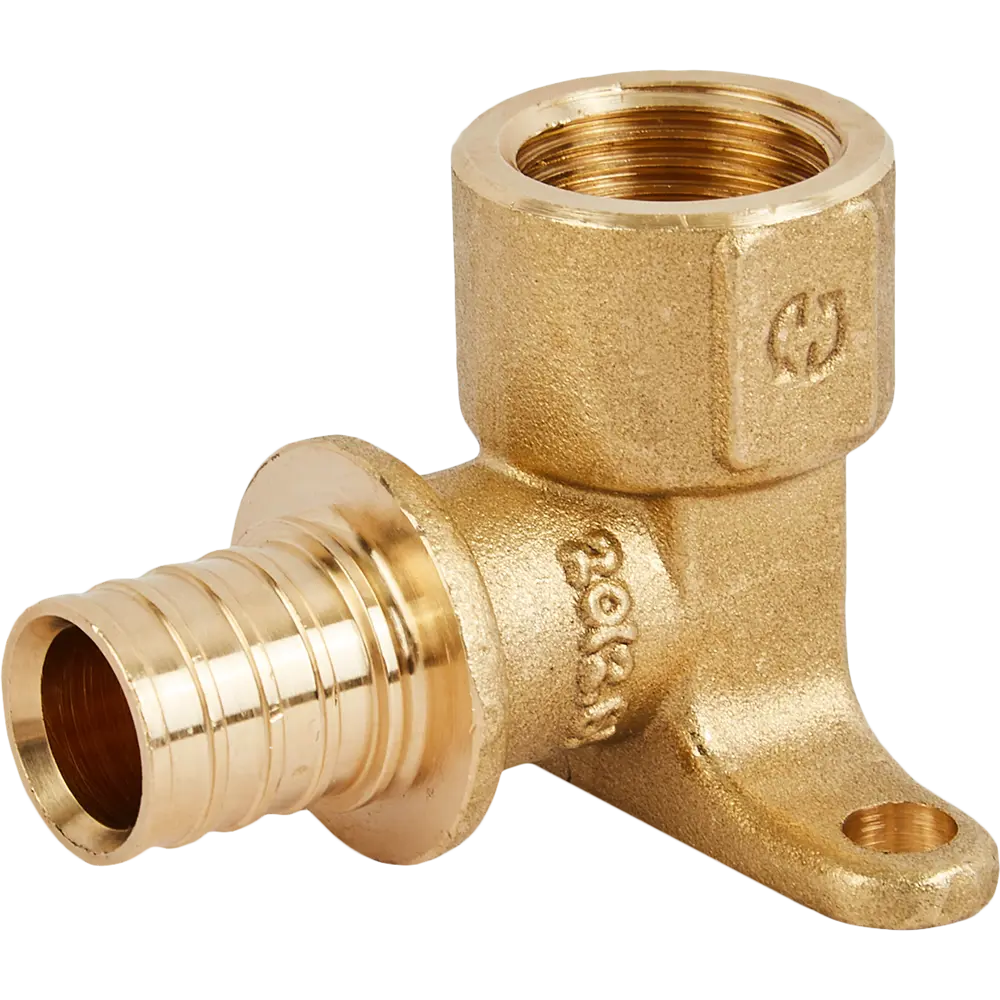 STOUT Угольник настенный латунный 16×1/2" для систем водоснабжения 82197799 STLM-0021703