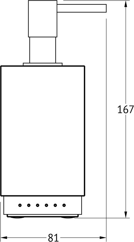 TIF 918 Дозатор жидкого мыла настольный LINEAG TIFFANY LUX - Вид №1