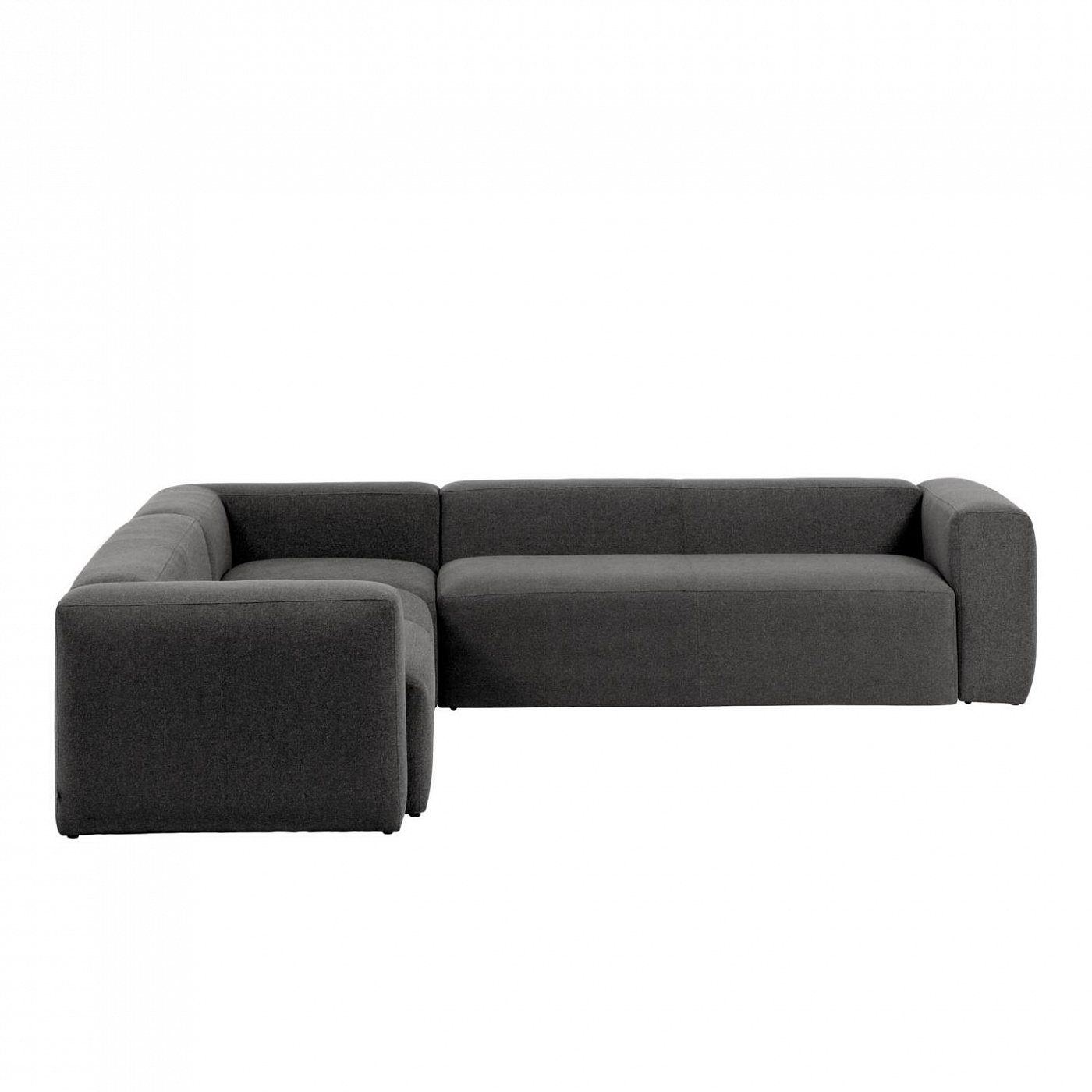 088179 Диван угловой 6 местный 320 x 320 cm серый La Forma Blok