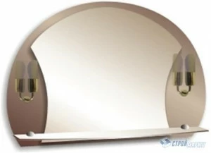 Зеркало Арена с фонарем 520х710 Арена