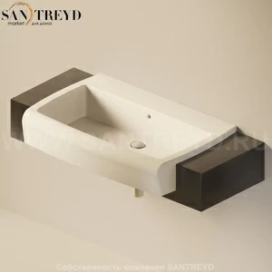 Flaminia UNA Консоль для раковины от 200 до 240 см черная UNA90M2.9017