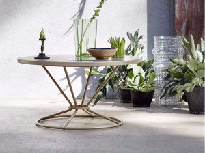 Алюминиевый круглый садовый столик