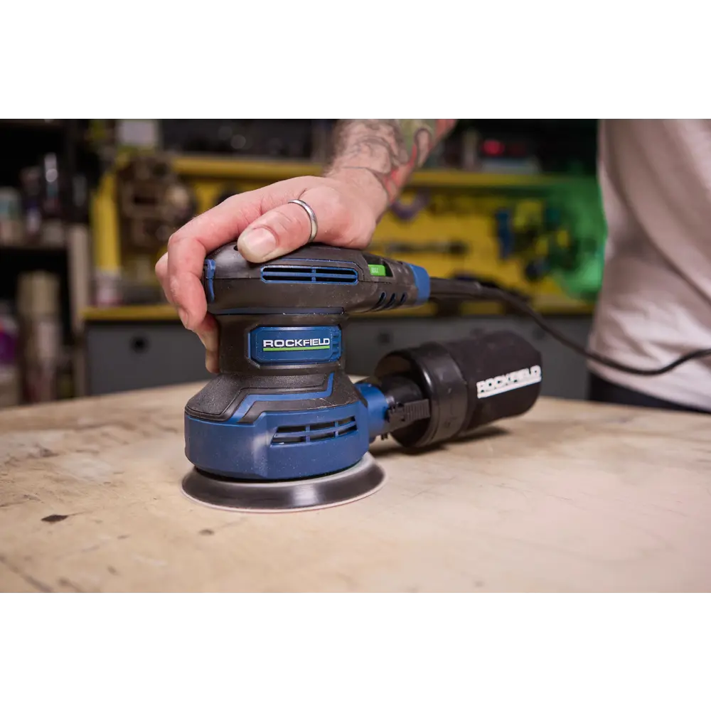Эксцентриковая шлифмашина Rockfield RF40OS для профессиональной обработки поверхностей 89366510 STLM-0841087 - Вид №16