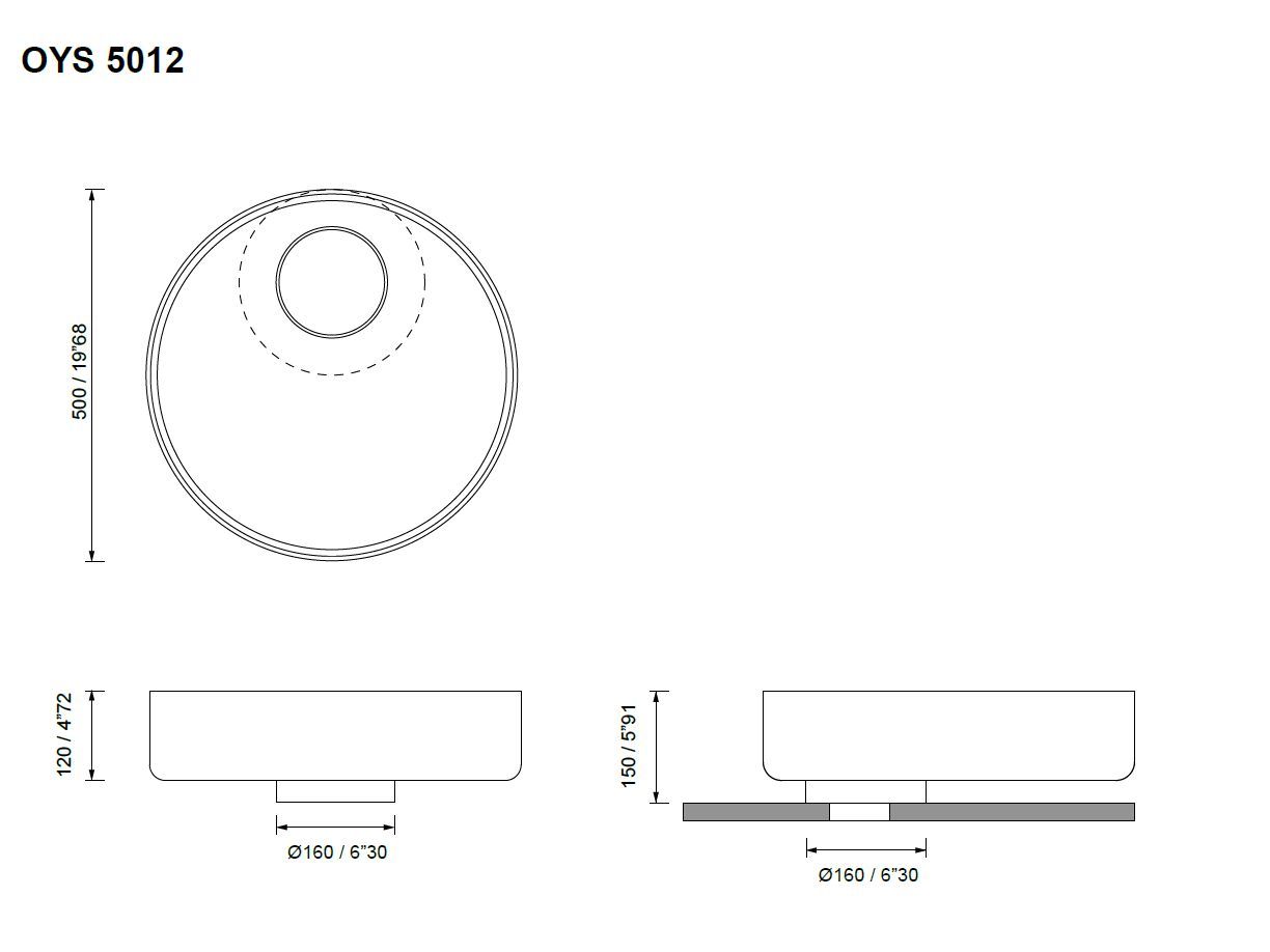 Круглая столешница из твердой поверхности MOMA Design Oyster ARCH-00057138 - Вид №3