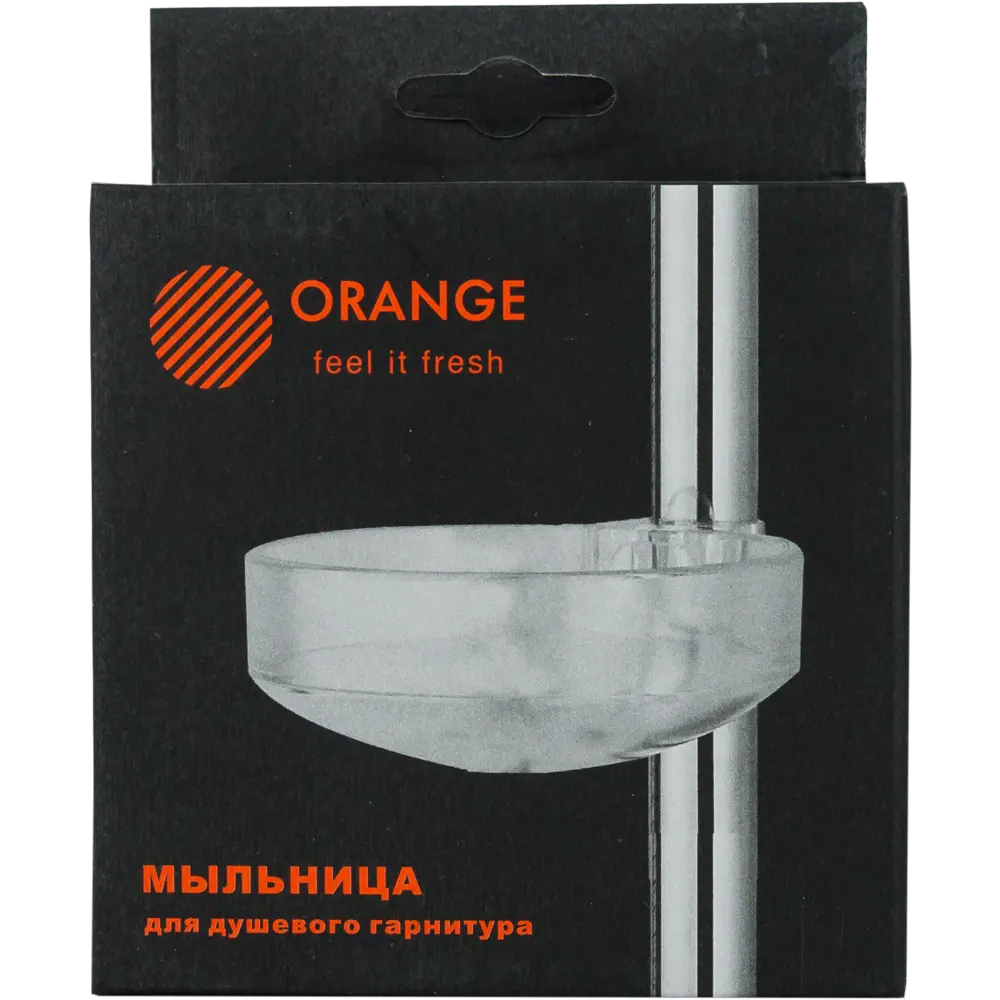 Мыльница для душевой штанги Orange DISH-W пластик цвет белый 82174485 STLM-2153124 - Вид №2