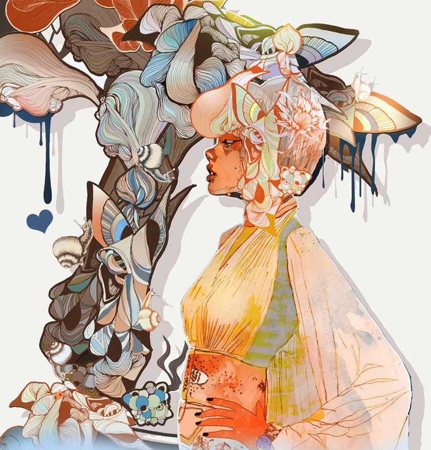 MOMENTI Авторский художественный принт Crazy home paintings Gi-030 - Вид №1