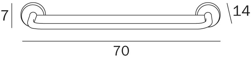 INDA® Хрустальная полка для ванной Colorella A2308 - Вид №2