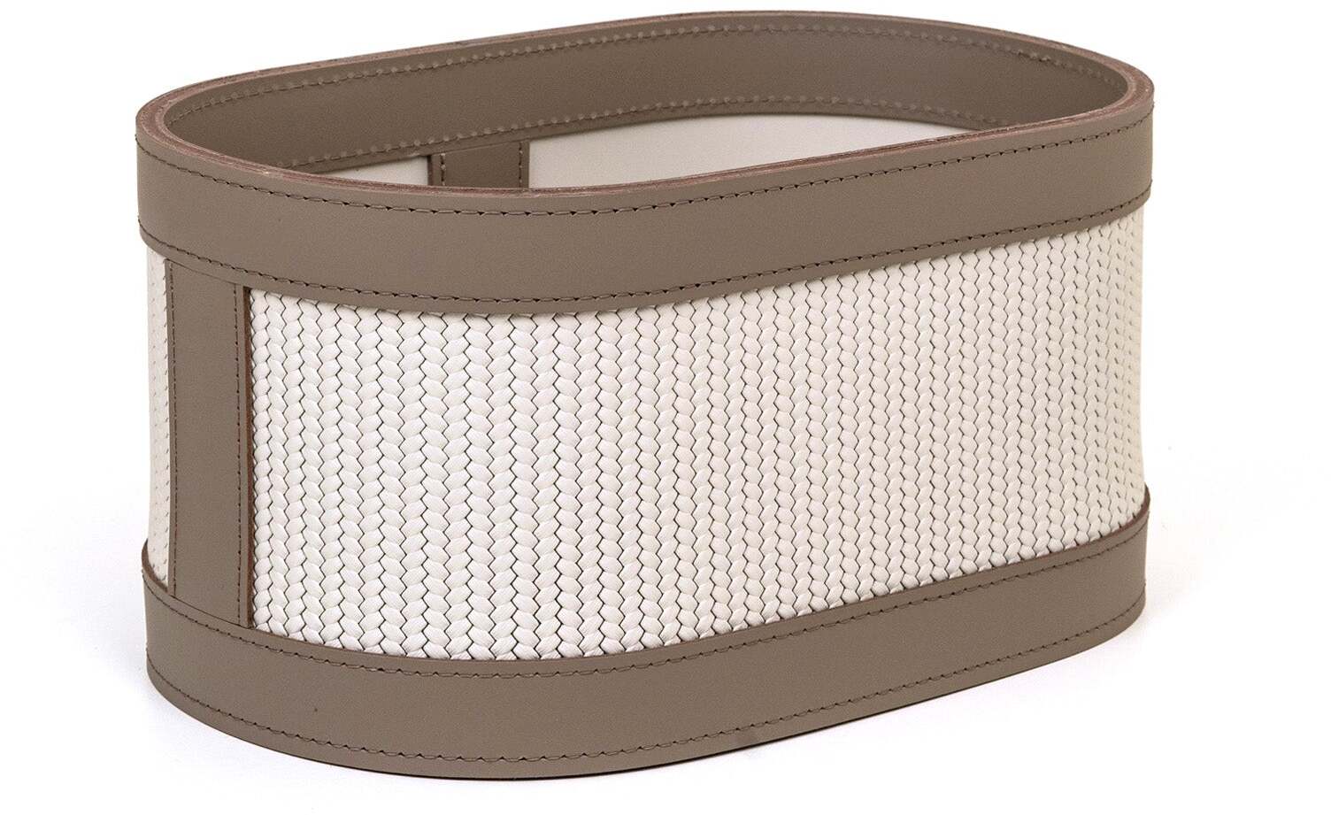 Roda Держатель для мочалки - 30X20XH12см / Серо-коричневый / тканая кожа_coffee