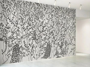 Affreschi & Affreschi Рулонные экологические обои из гипса с цветочными мотивами Season 1 Kw1501