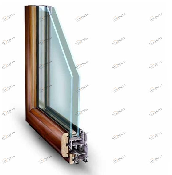 ALsistem Окно из алюминия и дерева Nathura sun-id-1499655