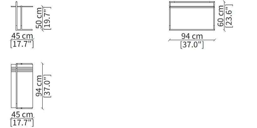 Сервировочный столик из керамогранита Frigerio Кевин ARCH-00053103 - Вид №4