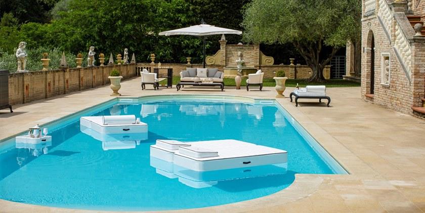 Samuele Mazza Outdoor Односпальная плавающая кровать Canopo floating 61858 - Вид №2