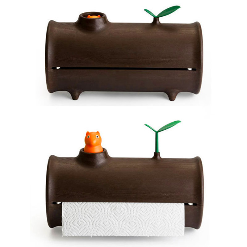 QL10074 Держатель для бумажных полотенец log&roll Qualy 