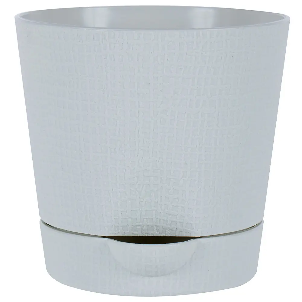 ТЕК.А.ТЕК Горшок Партер кремовый для комнатных растений 11950589 STLM-0001626 - Вид №1