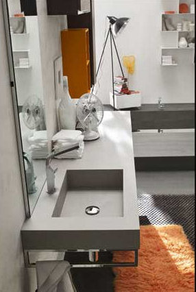 IN02 INDICE Комплект мебели для ванной комнаты 205 см ARDECO Ardeco S. R. L 42798 - Вид №1