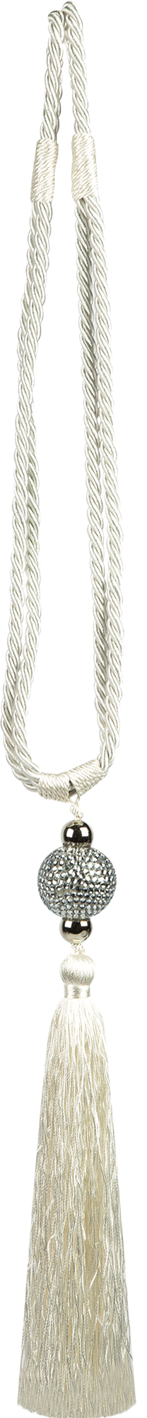 18696085 Подхват для штор «Маика» 61 см цвет белый STLM-0012095 INSPIRE 