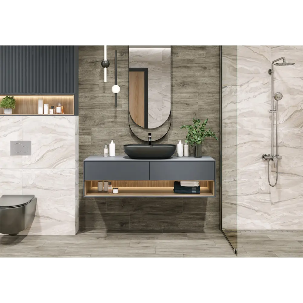 Керамогранит ALMA CERAMICA CityWood с текстурой дерева 20x90 см 89021578 STLM-0945715 - Вид №5