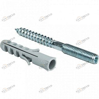 Сантехническая шпилька М8х100мм с дюбелем М 10х50 STOUT SAC0020400100