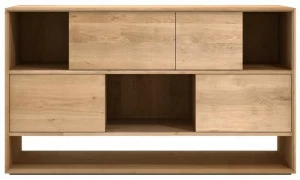 Ethnicraft Буфет из массива дерева с раздвижными дверцами Oak nordic 51443
