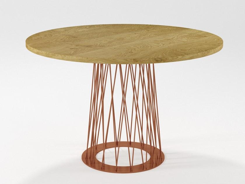 Barel Круглый обеденный стол из дерева Sistema santiago sun-id-1427427 - Вид №1