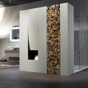 Камин односторонний на биоэтаноле CANTOMC108F Antonio Lupi CANTO DEL FUOCO встраиваемый