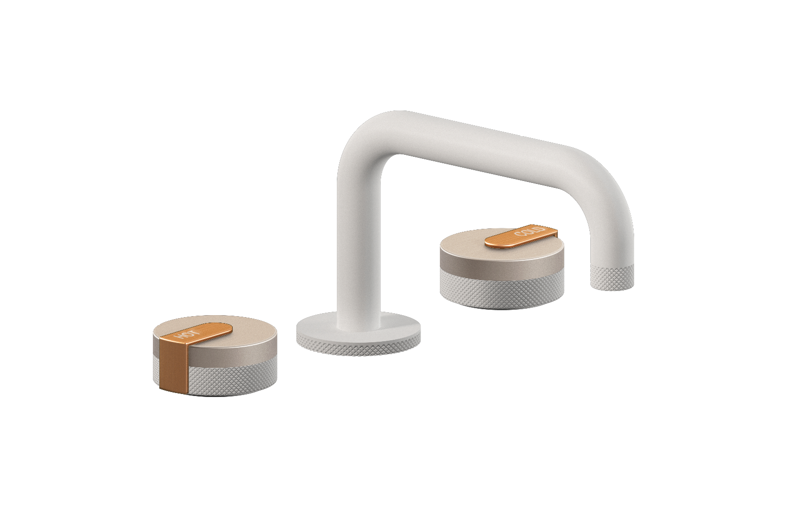 E-11510-R1SN-L1BRG-WT Смеситель для умывальника на 3 отвертия GRAFF MOD+