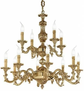 Possoni Illuminazione Французская золотая люстра Oldie 504/8+4