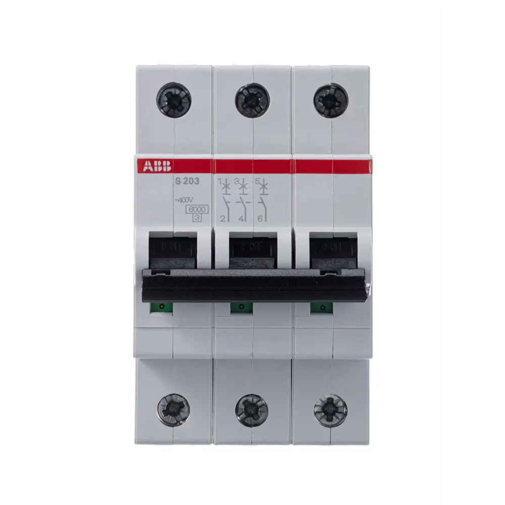 Автоматический выключатель ABB S203 3P C25 А 6 кА 2CDS253001R0254 82175818 STLM-2110544  - Вид №1