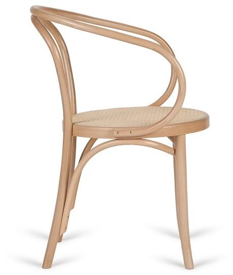 Paged Стул из бука с подлокотниками  B-1840  - Вид №2