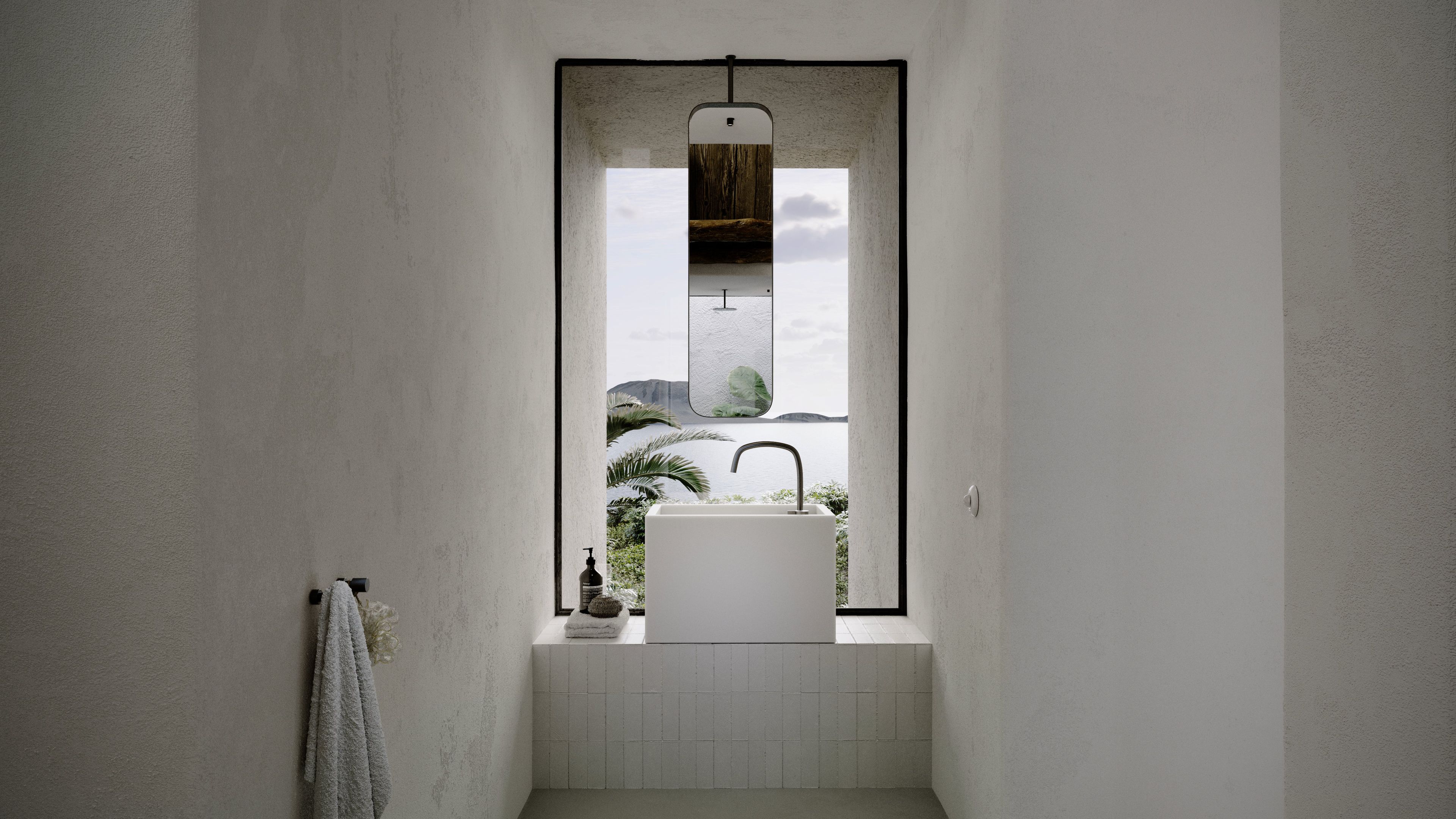 Одиночный подвесной умывальник из натурального камня COCOON Piet Boon ARCH-00052049 - Вид №22