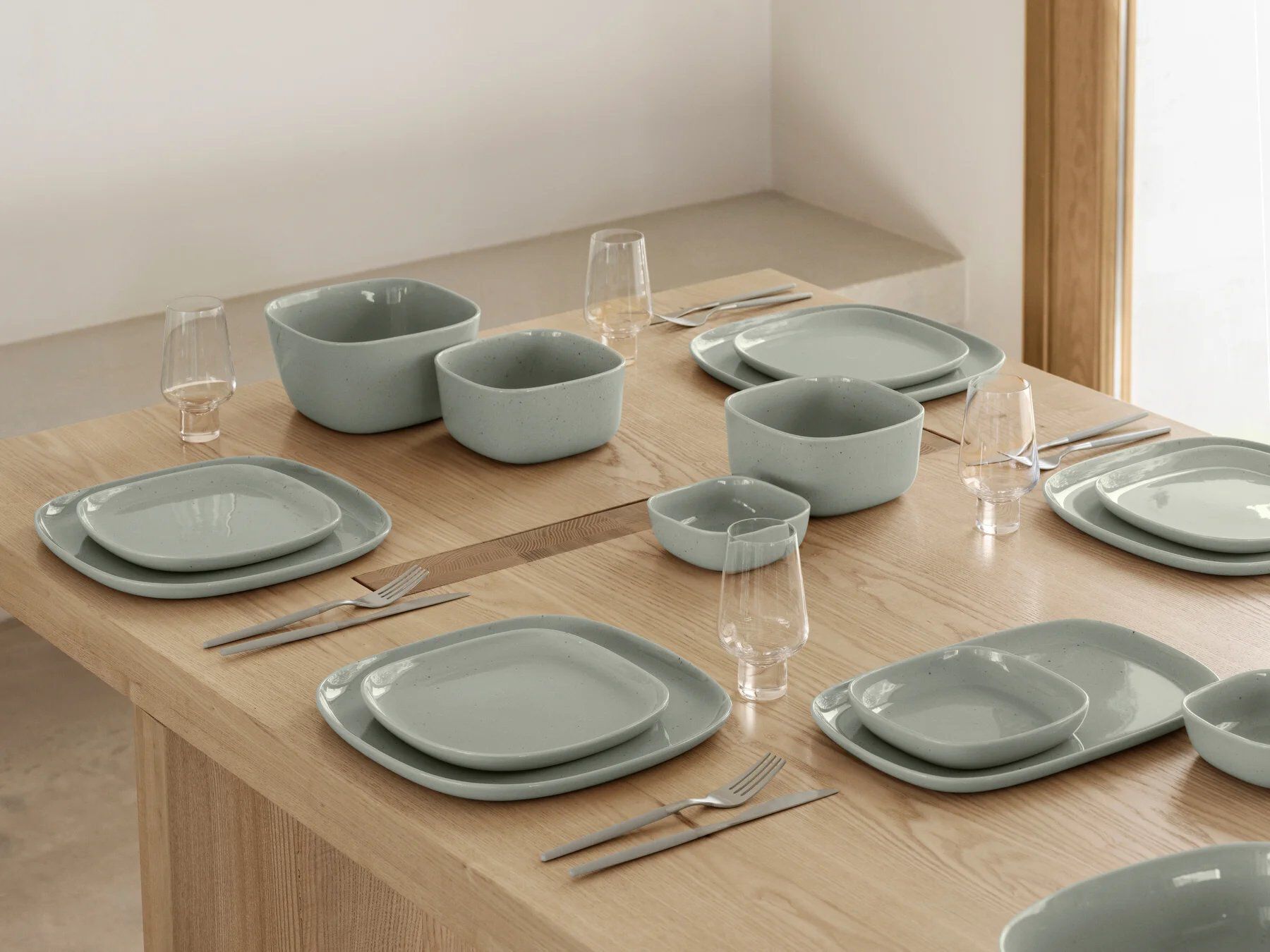 Квадратная плоская плита из керамогранита blomus Vahlo ARCH-00094192 - Вид №2