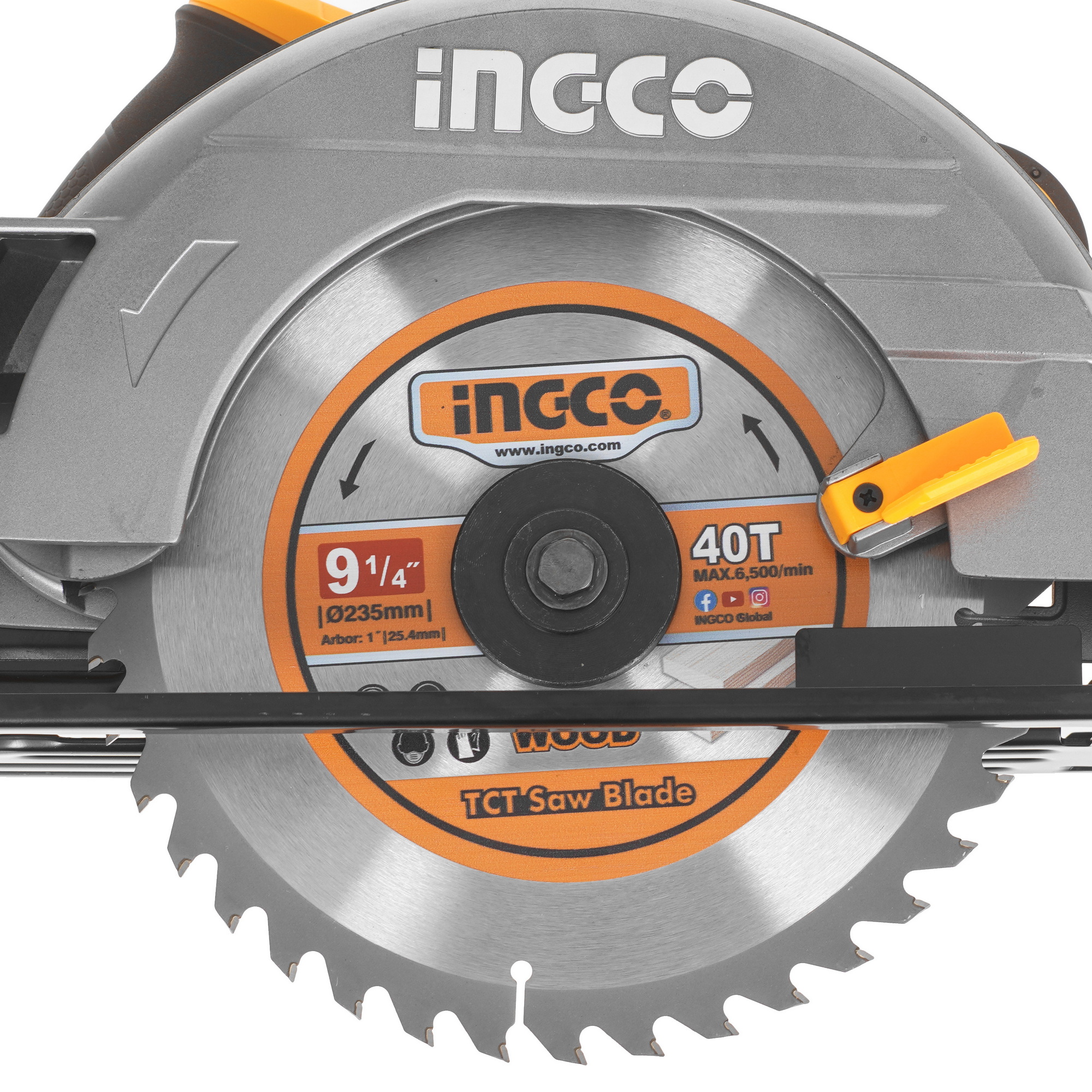 Пила дисковая INGCO CS23522 INDUSTRIAL 9214854 STDN-0017738 - Вид №6