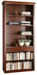 SELVA Настенный книжный шкаф из дерева с ящиками Luna 8233