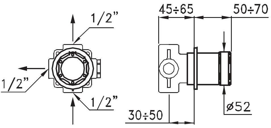 RUBINETTERIE STELLA Смеситель для душа настенный Timeaster Ta01202 - Вид №1