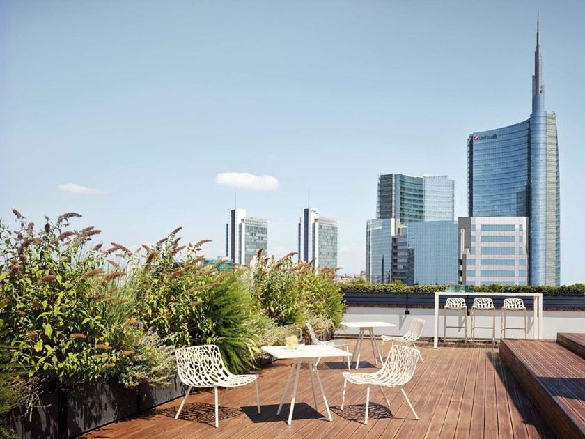 FAST Штабелируемый алюминиевый садовый стул с подлокотниками Omnia selection 1502 - Вид №3