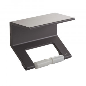 EVLI101EVER Life Design Держатель туалетной бумаги с полкой - Lissom Lissom Непрозрачный серый