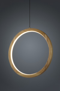 2000983199874 Подвесной светильник O-Wood диаметр 40 ELECTRORETRO Light Wood